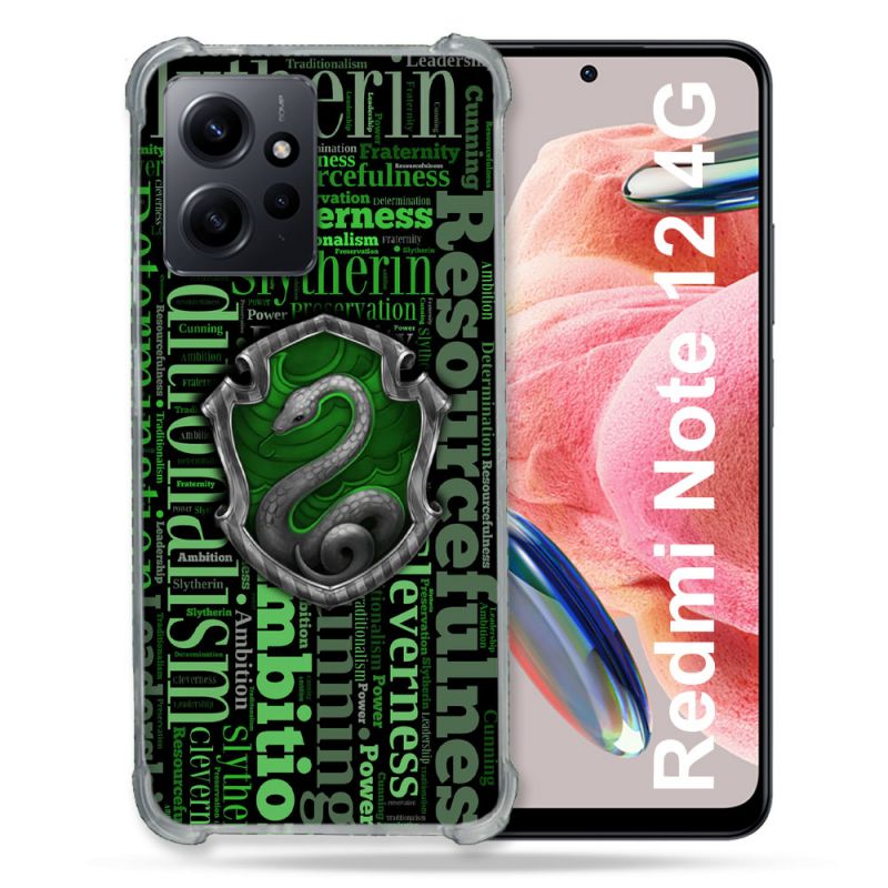 Coque Renforcée En Verre Trempé Pour Xiaomi Redmi Note 12 4G Harry Potter Serpentar