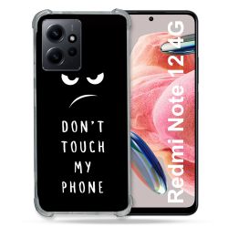 Coque Renforcée En Verre Trempé Pour Xiaomi Redmi Note 12 4G Humour Don't Touch