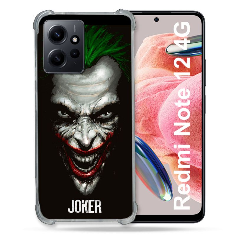 Coque Renforcée En Verre Trempé Pour Xiaomi Redmi Note 12 4G Joker Noir