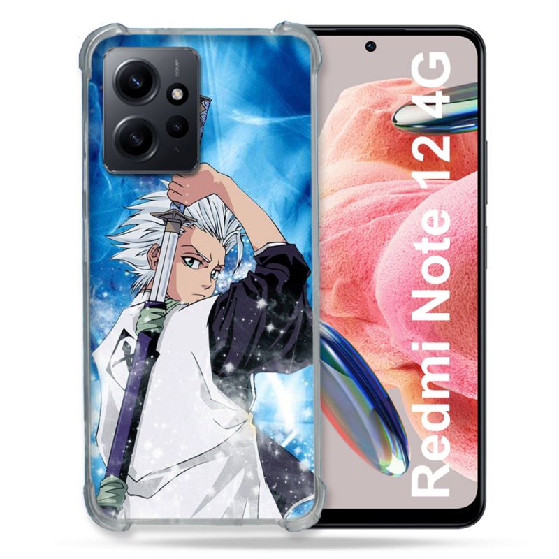 Coque Renforcée En Verre Trempé Pour Xiaomi Redmi Note 12 4G Manga Bleach Hitsugaya