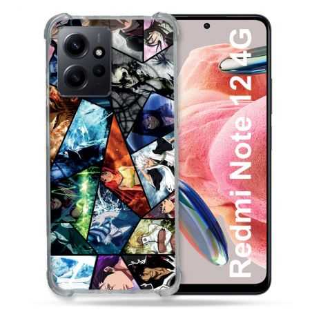 Coque Renforcée En Verre Trempé Pour Xiaomi Redmi Note 12 4G Manga Bleach Pele Mele