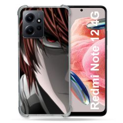 Coque Renforcée En Verre Trempé Pour Xiaomi Redmi Note 12 4G Manga Death Note Kira