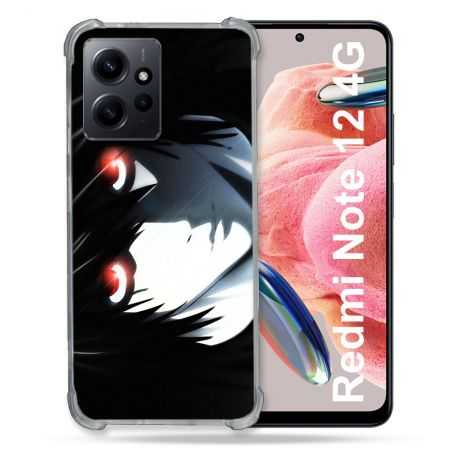 Coque Renforcée En Verre Trempé Pour Xiaomi Redmi Note 12 4G Manga Death Note L