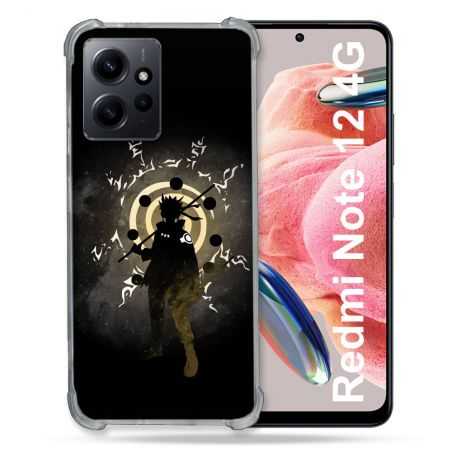 Coque Renforcée En Verre Trempé Pour Xiaomi Redmi Note 12 4G Manga Naruto Sage