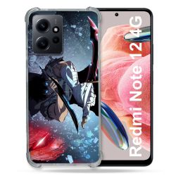 Coque Renforcée En Verre Trempé Pour Xiaomi Redmi Note 12 4G Manga Solo Leveling Sung Epee