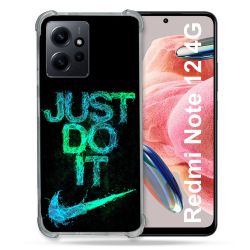 Coque Renforcée En Verre Trempé Pour Xiaomi Redmi Note 12 4G Nike Just Do It
