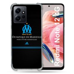 Coque Renforcée En Verre Trempé Pour Xiaomi Redmi Note 12 4G Olympique Marseille OM Fier etre Marseillais