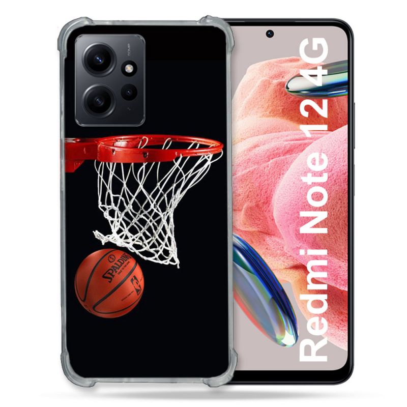 Coque Renforcée En Verre Trempé Pour Xiaomi Redmi Note 12 4G Sport Basket Panier
