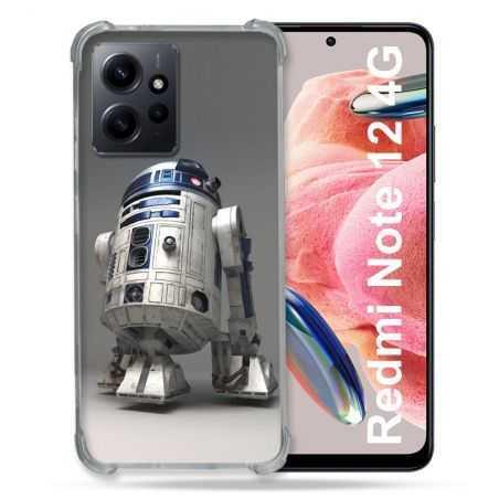 Coque Renforcée En Verre Trempé Pour Xiaomi Redmi Note 12 4G Star Wars - R2D2