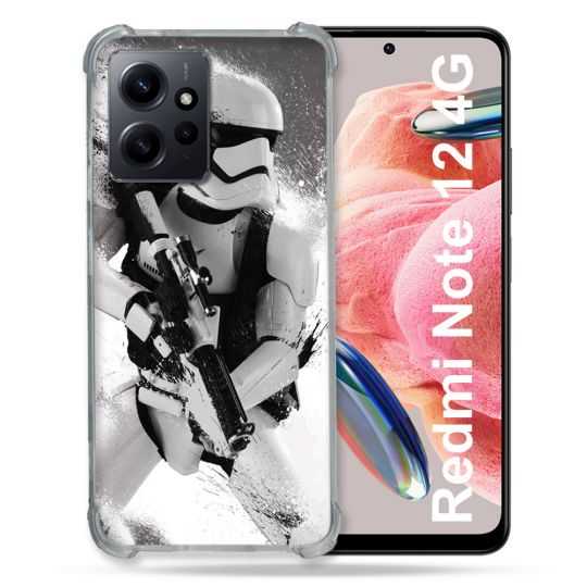 Coque Renforcée En Verre Trempé Pour Xiaomi Redmi Note 12 4G Star Wars - Trooper