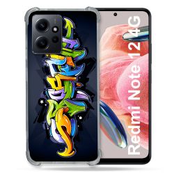 Coque Renforcée En Verre Trempé Pour Xiaomi Redmi Note 12 4G Street Art Graffiti