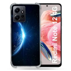 Coque Renforcée En Verre Trempé Pour Xiaomi Redmi Note 12 4G Univers Planete Terre