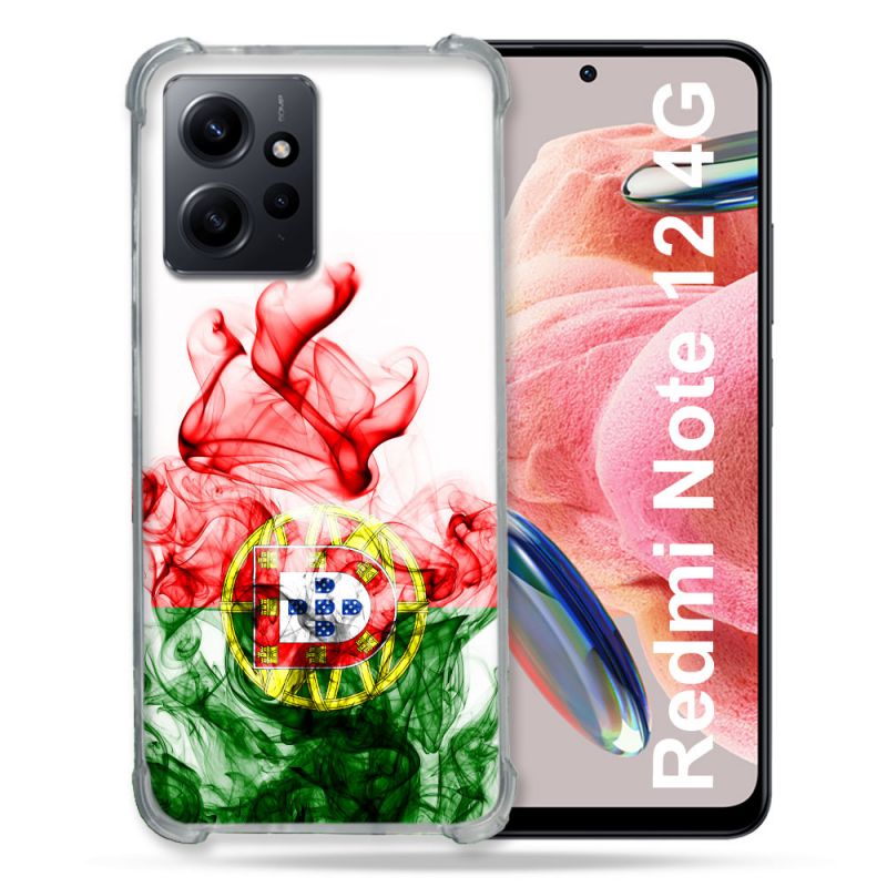 Coque Renforcée En Verre Trempé Pour Xiaomi Redmi Note 12 4G Voyage Portugal Flamme