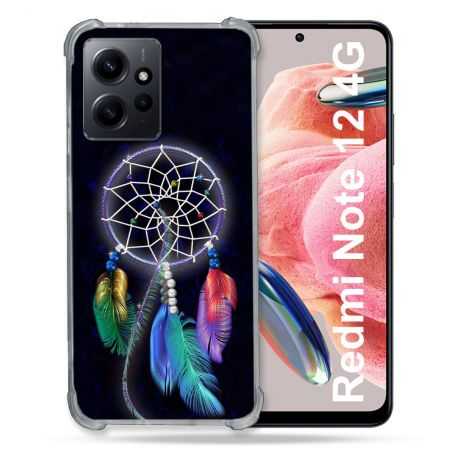 Coque Renforcée En Verre Trempé Pour Xiaomi Redmi Note 12 4G Zen Attrape Reve Multicolore