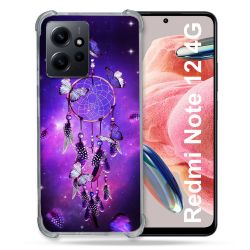 Coque Renforcée En Verre Trempé Pour Xiaomi Redmi Note 12 4G Zen Attrape Reve Papillon