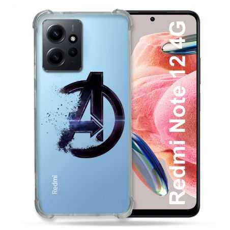 Coque Transparente Renforcée En Verre Trempé Pour Xiaomi Redmi Note 12 4G Avenger