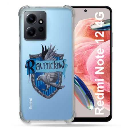 Coque Transparente Renforcée En Verre Trempé Pour Xiaomi Redmi Note 12 4G Harry Potter Ravenclaw