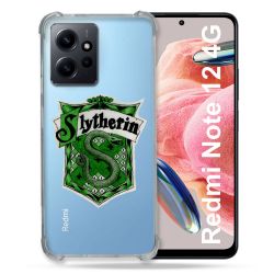 Coque Transparente Renforcée En Verre Trempé Pour Xiaomi Redmi Note 12 4G Harry Potter Slytherin