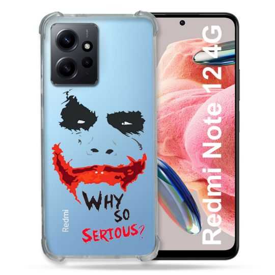 Coque Transparente Renforcée En Verre Trempé Pour Xiaomi Redmi Note 12 4G Joker