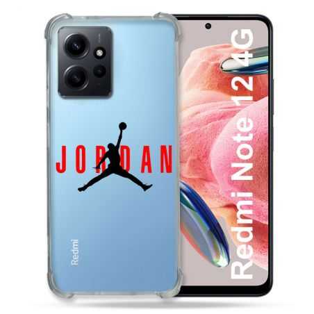 Coque Transparente Renforcée En Verre Trempé Pour Xiaomi Redmi Note 12 4G Jordan