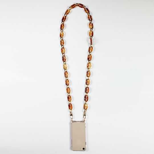 Coque Transparente Renforcée En Verre Trempé Pour Xiaomi Redmi Note 12 4G Lanière / Cordon Anneaux Ambre