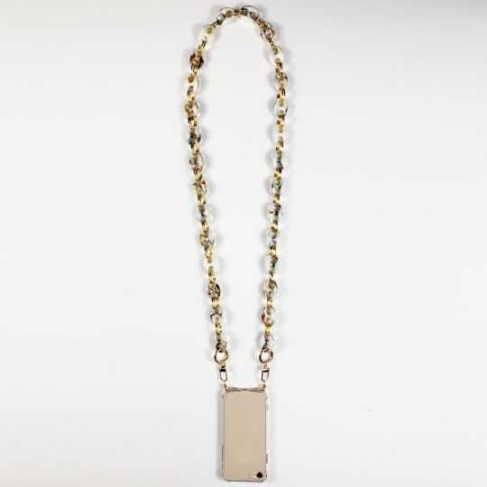 Coque Transparente Renforcée En Verre Trempé Pour Xiaomi Redmi Note 12 4G Lanière / Cordon Anneaux Marbre Blanc Marron