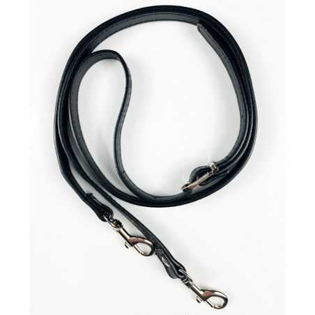 Coque Transparente Renforcée En Verre Trempé Pour Xiaomi Redmi Note 12 4G Lanière / Cordon Cuir 2 Noir