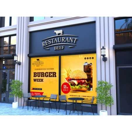 Adhésif grand format personnalisé