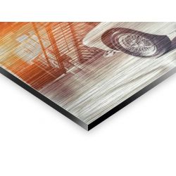 Panneau Aluminium Dibond Alupanel ® Argent Brossé 3 mm Personnalisé