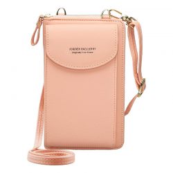 Portefeuille Femme Sac À Bandoulière rose clair personnalisable