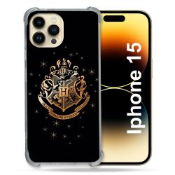 Coque Renforcée En Verre Trempé Pour Iphone 15 (6.1) Harry Potter Poudlard