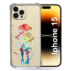 Coque Renforcée En Verre Trempé Transparente Pour Iphone 15 (6.1) Dobby Colore