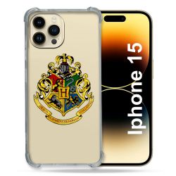 Coque Renforcée En Verre Trempé Transparente Pour Iphone 15 (6.1) Harry Potter Poudlard