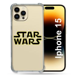 Coque Renforcée En Verre Trempé Transparente Pour Iphone 15 (6.1) Star Wars