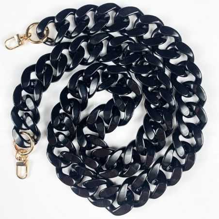 Coque Renforcée En Verre Trempé Transparente Pour Iphone 15 (6.1) Lanière / Cordon Anneaux Noir