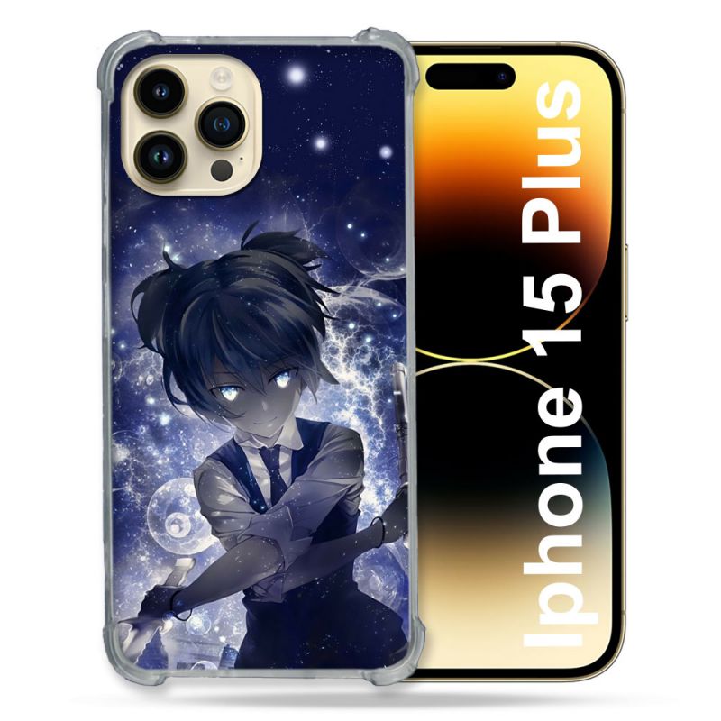 Coque Renforcée En Verre Trempé Pour Iphone 15 Plus (6.7) Manga Assassination Classroom Nagisa