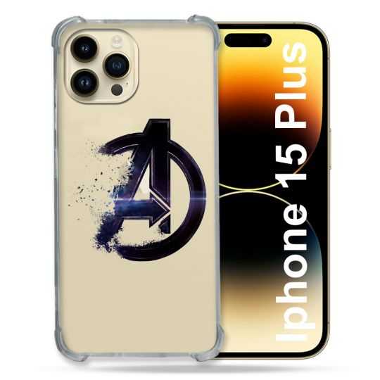 Coque Renforcée En Verre Trempé Transparente Pour Iphone 15 Plus (6.7) Avenger