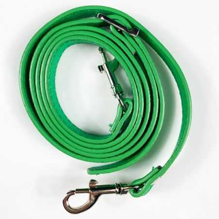 Coque Renforcée En Verre Trempé Transparente Pour Iphone 15 Pro (6.1) Lanière / Cordon Cuir 2 Vert