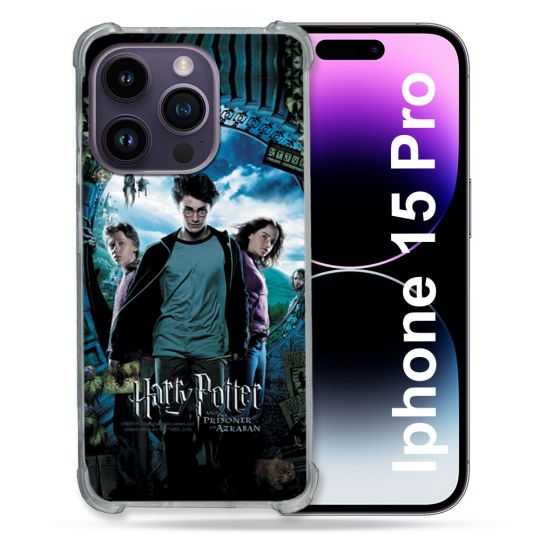 Coque Renforcée En Verre Trempé Pour Iphone 15 Pro (6.1) Harry Potter Azkaban