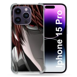 Coque Renforcée En Verre Trempé Pour Iphone 15 Pro (6.1) Manga Death Note Kira