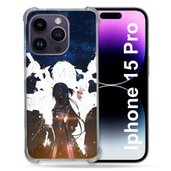 Coque Renforcée En Verre Trempé Pour Iphone 15 Pro (6.1) Manga SAO sword Art Online Asuna