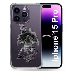 Coque Renforcée En Verre Trempé Transparente Pour Iphone 15 Pro (6.1) Scorpion