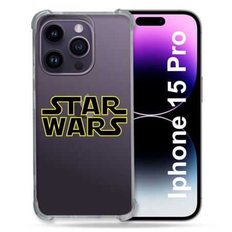 Coque Renforcée En Verre Trempé Transparente Pour Iphone 15 Pro (6.1) Star Wars