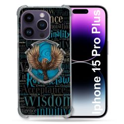 Coque Renforcée En Verre Trempé Pour Iphone 15 Pro Plus (6.7) Harry Potter Serdaigle