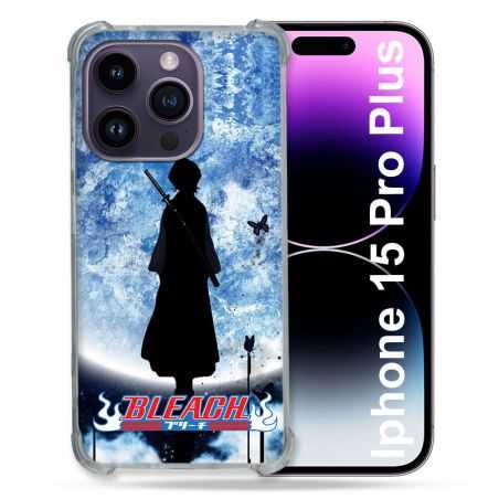 Coque Renforcée En Verre Trempé Pour Iphone 15 Pro Plus (6.7) Manga Bleach Lune