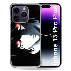 Coque Renforcée En Verre Trempé Pour Iphone 15 Pro Plus (6.7) Manga Death Note L