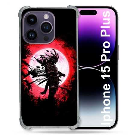 Coque Renforcée En Verre Trempé Pour Iphone 15 Pro Plus (6.7) Voyage Japon Samourai