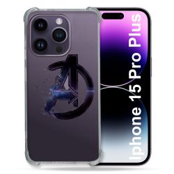 Coque Renforcée En Verre Trempé Transparente Pour Iphone 15 Pro Plus (6.7) Avenger