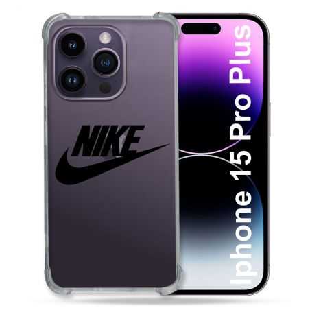 Coque Renforcée En Verre Trempé Transparente Pour Iphone 15 Pro Plus (6.7) Nike