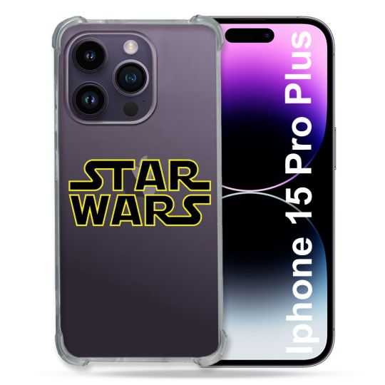 Coque Renforcée En Verre Trempé Transparente Pour Iphone 15 Pro Plus (6.7) Star Wars